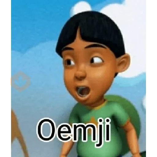 Upin Ipin Plenger sticker 23