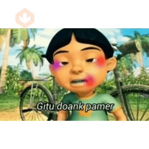 Upin Ipin Plenger sticker 26