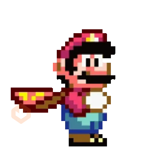 Pixel Mario sticker 14