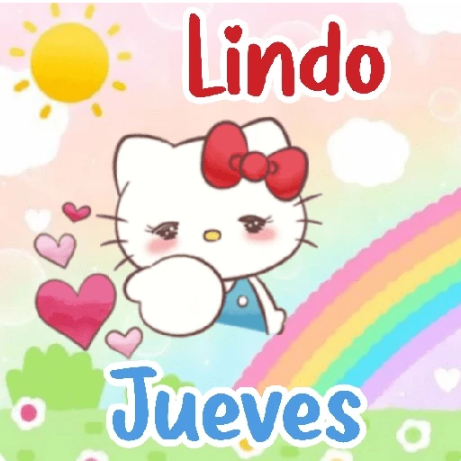 Hello Kitty Good Vibes 🌈