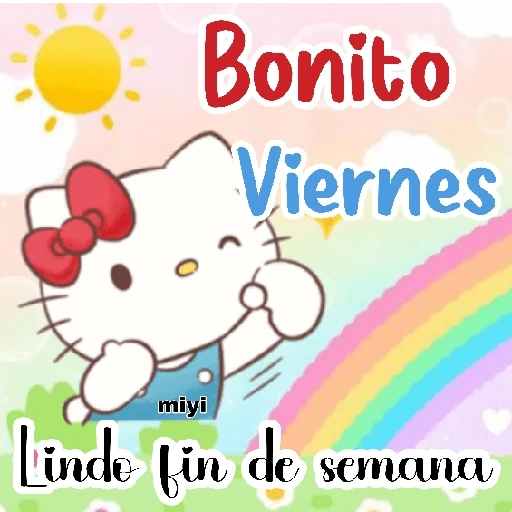Hello Kitty Good Vibes 🌈