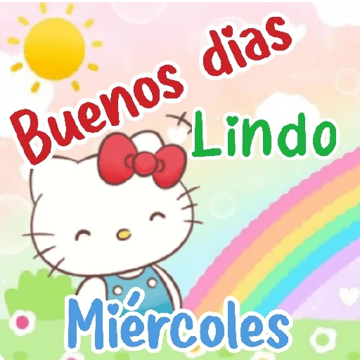 Hello Kitty Good Vibes 🌈