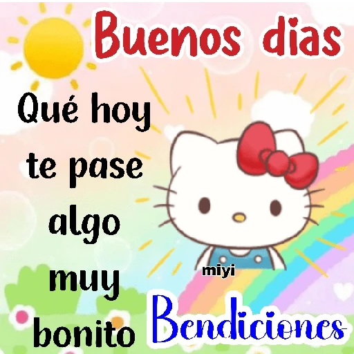 Hello Kitty Good Vibes 🌈