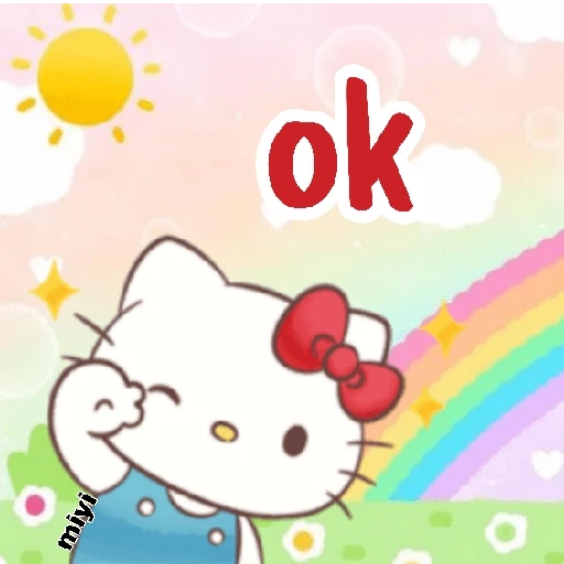 Hello Kitty Good Vibes 🌈