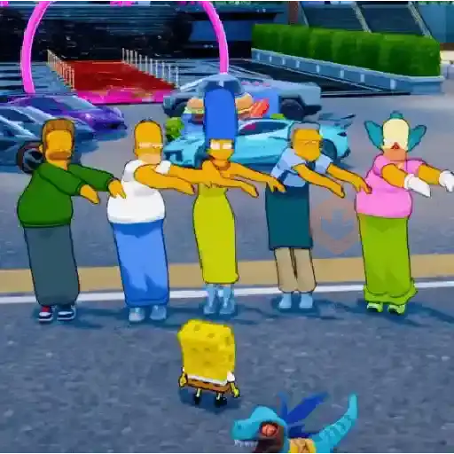 Los Simpson Baile🕺🏽TikTok🔥