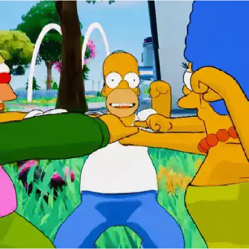 Los Simpson Baile🕺🏽TikTok🔥