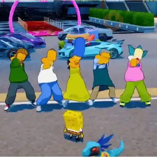 Los Simpson Baile🕺🏽TikTok🔥