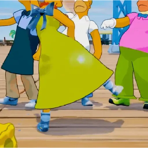Los Simpson Baile🕺🏽TikTok🔥