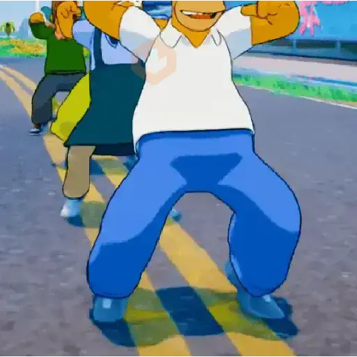 Los Simpson Baile🕺🏽TikTok🔥