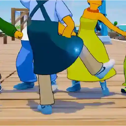 Los Simpson Baile🕺🏽TikTok🔥
