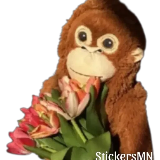 🐵Stuffed Monkey 🐒 @Stickers_MN