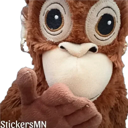 🐵Stuffed Monkey 🐒 @Stickers_MN