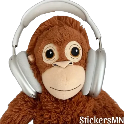 🐵Stuffed Monkey 🐒 @Stickers_MN