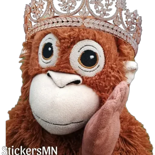 🐵Stuffed Monkey🐒 2 @Stickers_MN