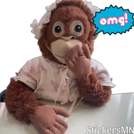 🐵Stuffed Monkey🐒 2 @Stickers_MN