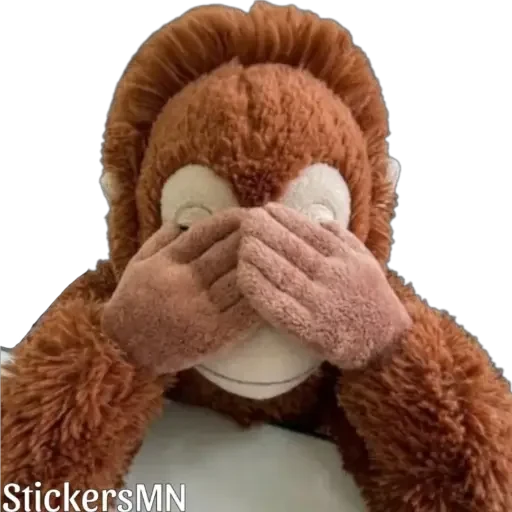 🐵Stuffed Monkey🐒 2 @Stickers_MN
