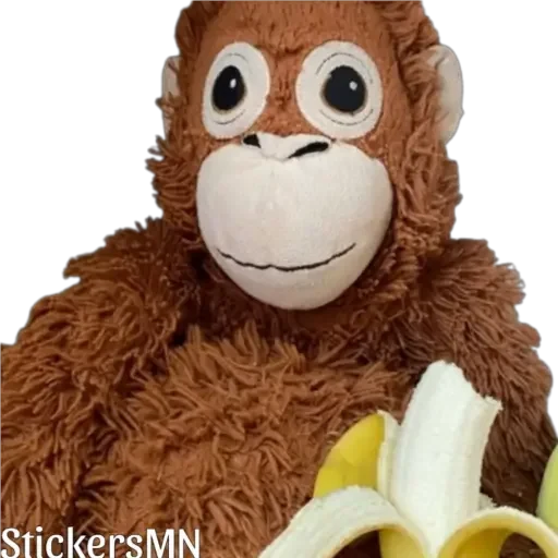 🐵Stuffed Monkey🐒 2 @Stickers_MN