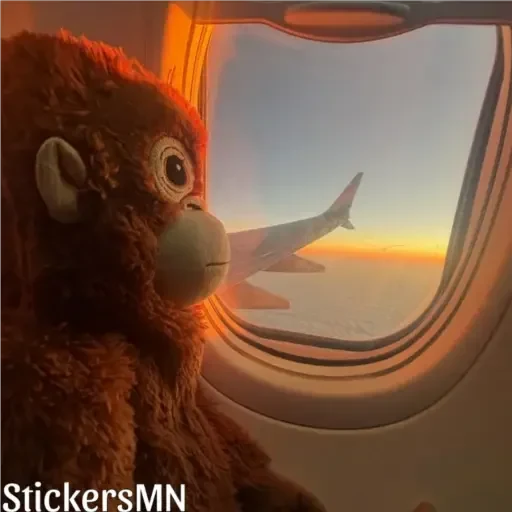🐵Stuffed Monkey🐒 2 @Stickers_MN