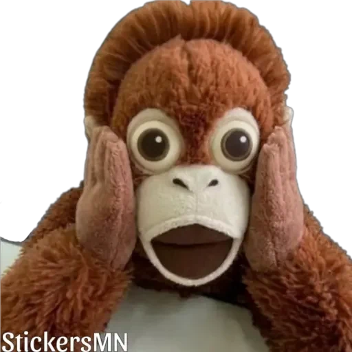 🐵Stuffed Monkey🐒 2 @Stickers_MN
