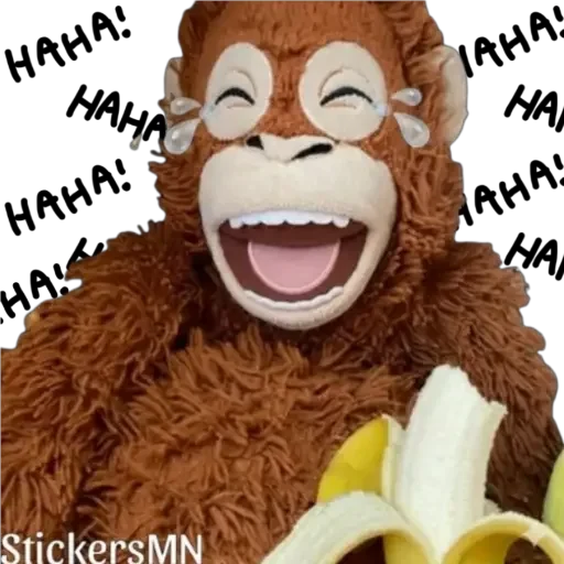 🐵Stuffed Monkey🐒 2 @Stickers_MN