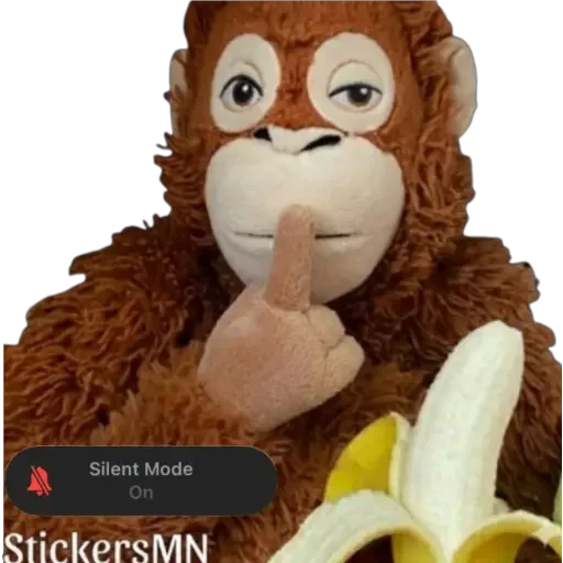 🐵Stuffed Monkey🐒 2 @Stickers_MN