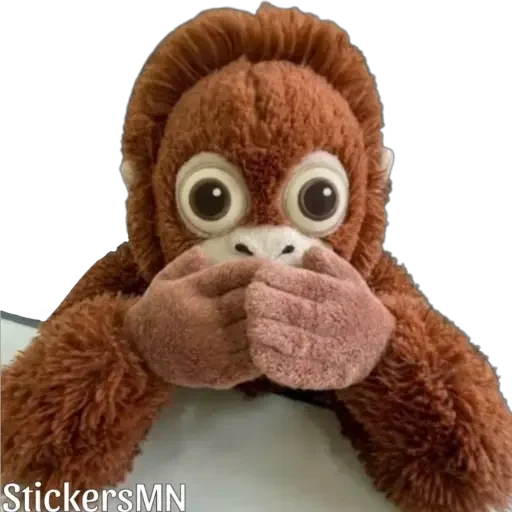 🐵Stuffed Monkey🐒 2 @Stickers_MN