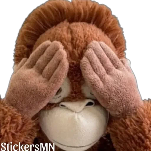 🐵Stuffed Monkey🐒 2 @Stickers_MN