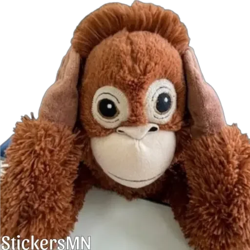 🐵Stuffed Monkey🐒 2 @Stickers_MN