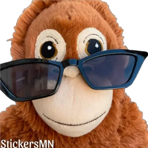 🐵Stuffed Monkey🐒 2 @Stickers_MN