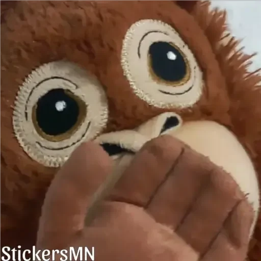 🐵Stuffed Monkey🐒 2 @Stickers_MN