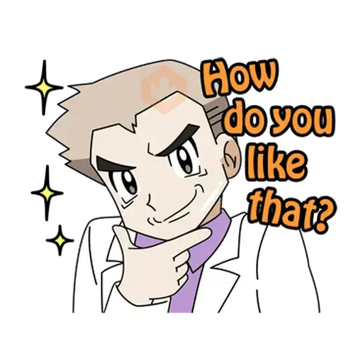 Pokémon: The Oaks sticker 14