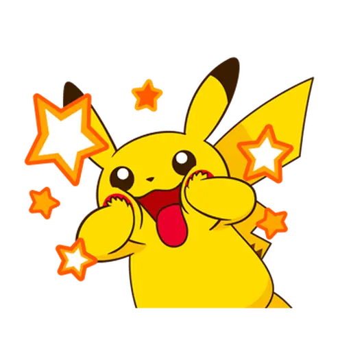 Pikachus Lively Voiced Stickers ♪
