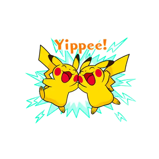 Pikachus Lively Voiced Stickers ♪