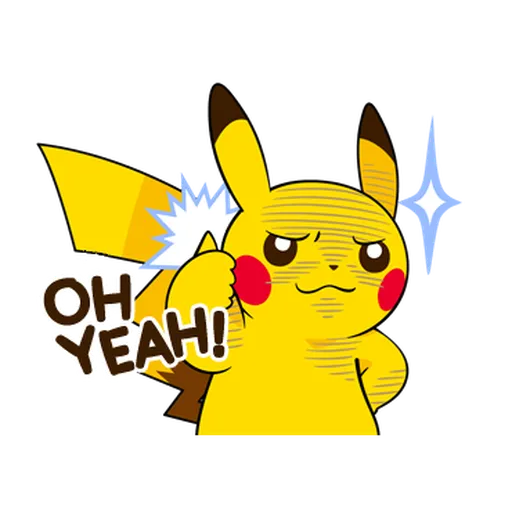 Pikachus Lively Voiced Stickers ♪