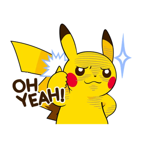 Pikachus Lively Voiced Stickers ♪ preview