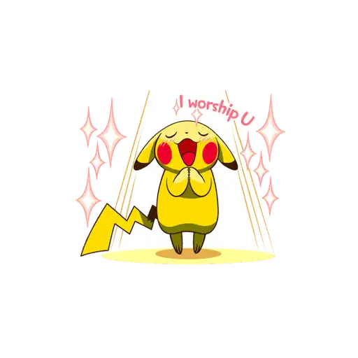 Pikachus Lively Voiced Stickers ♪