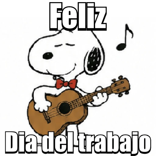 Snoopy Día del trabajo 💼👷🏻🧑🏻‍✈️
