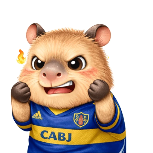 Boca Juniors Capybara 💙💛💙