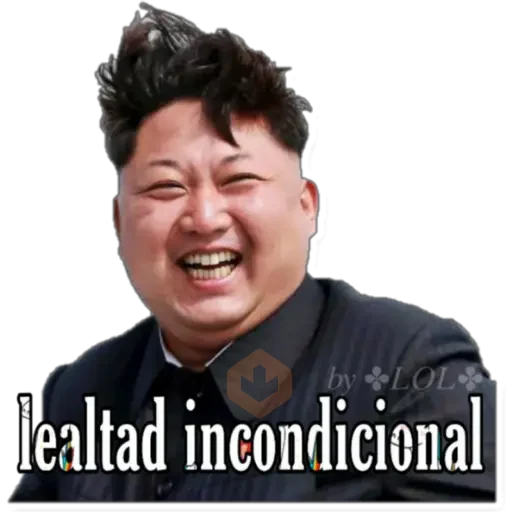 KIM YONG UN norcorean sticker 25