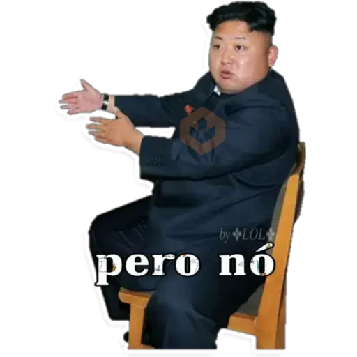 KIM YONG UN norcorean sticker 20