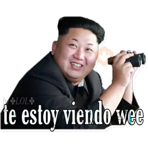KIM YONG UN norcorean sticker 21