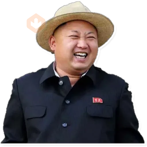 KIM YONG UN norcorean sticker 29