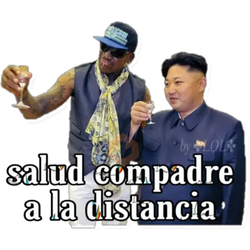 KIM YONG UN norcorean sticker 30