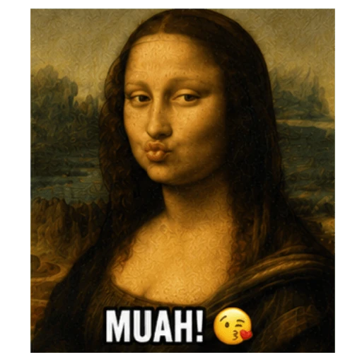 Mona Lisa Meme 🤪❤️