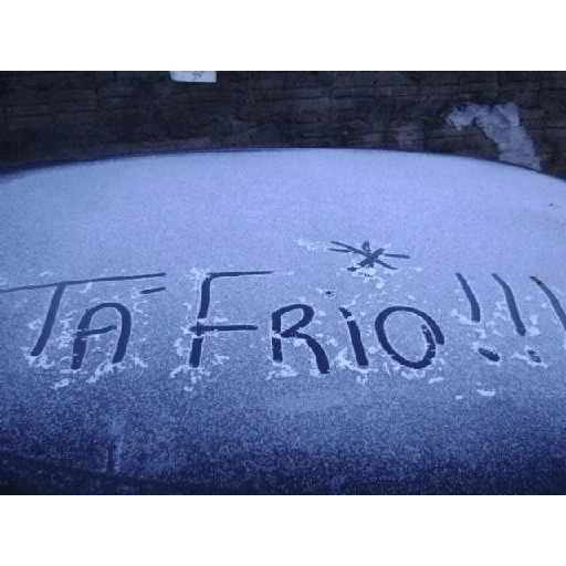 Que frio gente