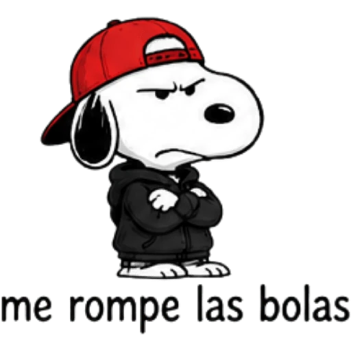 Snoopy enojado 🐾😡