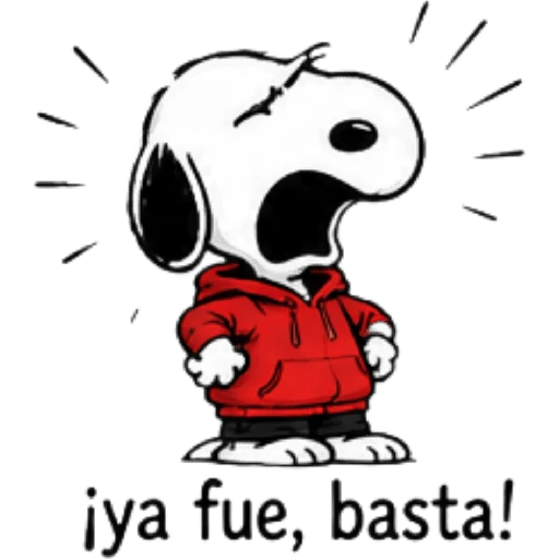 Snoopy enojado 🐾😡