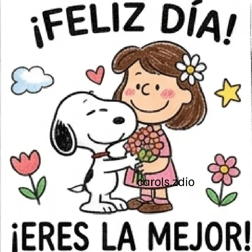 Día de las Madres Snoopy 💐🌷