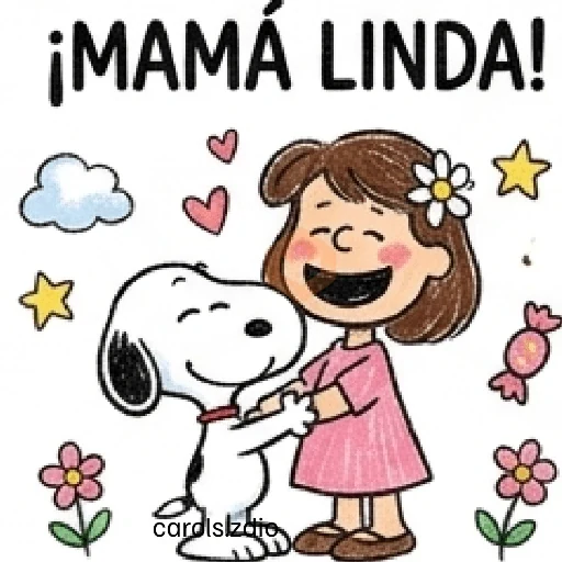 Día de las Madres Snoopy 💐🌷