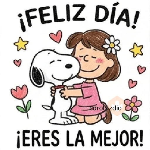 Día de las Madres Snoopy 💐🌷